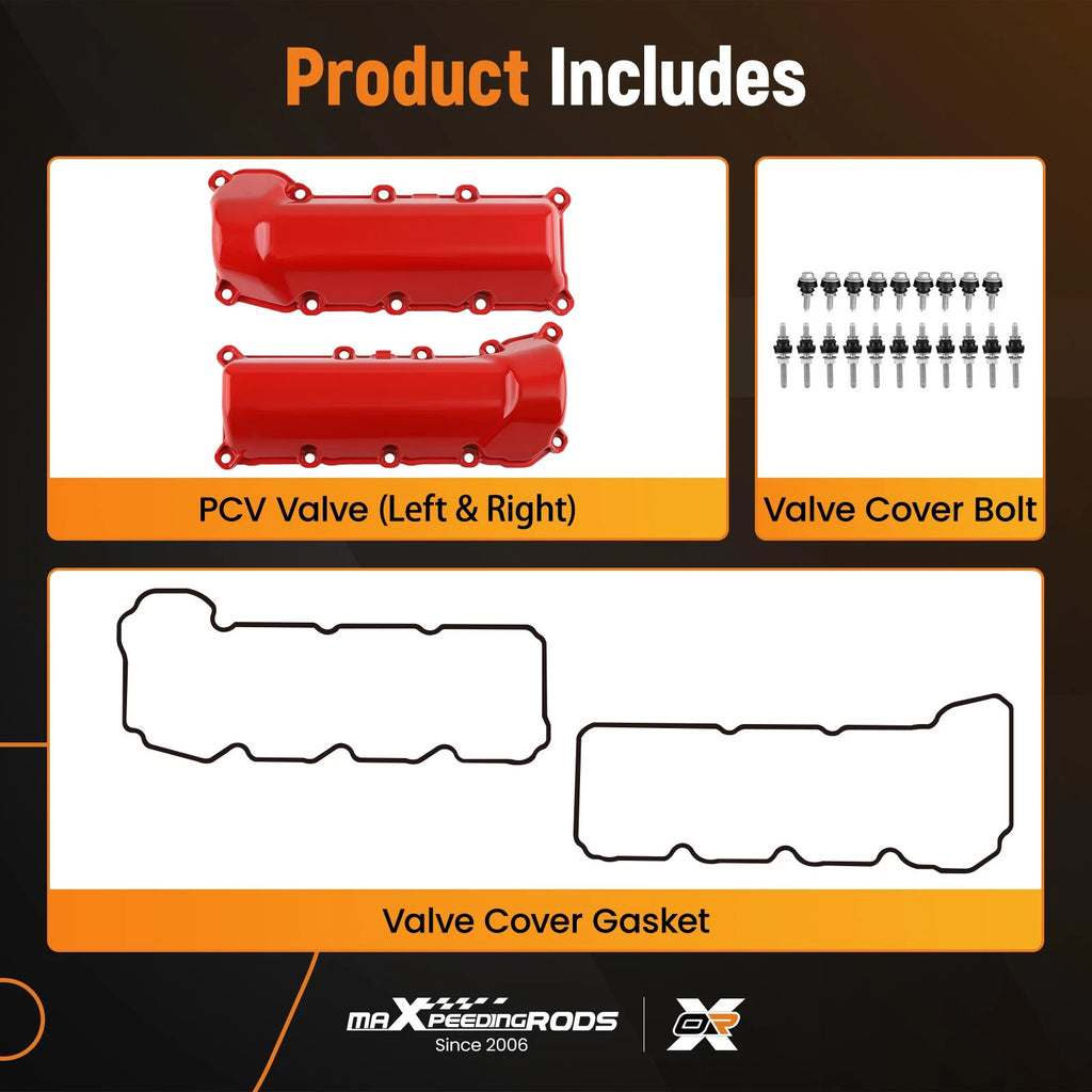 Aluminum Engine Valve Cover with Gasket & Bolts for Jeep Liberty (2002–2012)