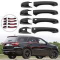 Set of 4 Glossy Black Door Handle Covers for Jeep Grand Cherokee/Dodge Durango (2011–2023)