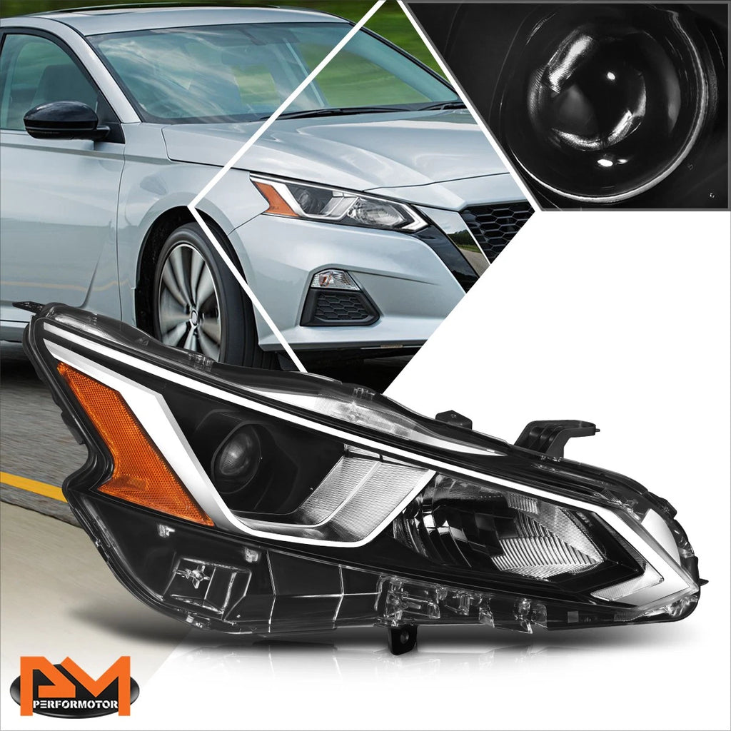 Left Side Headlight Lamp for VW Passat (2012–2015) Amber Corner Black