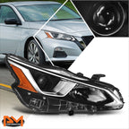 Left Side Headlight Lamp for VW Passat (2012–2015) Amber Corner Black
