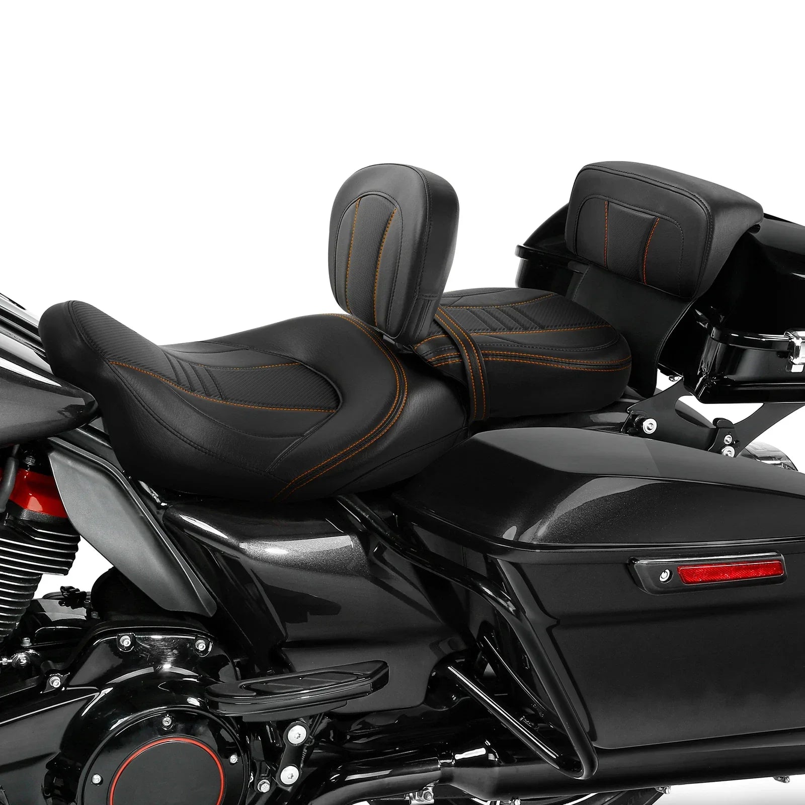 Rider Passenger Seats & Backrest for Harley Touring CVO Road Glide (2014-2023)