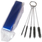 Carburetor Brush Set for Motorcycle Maintenance (Stainless, Nylon Bristles)