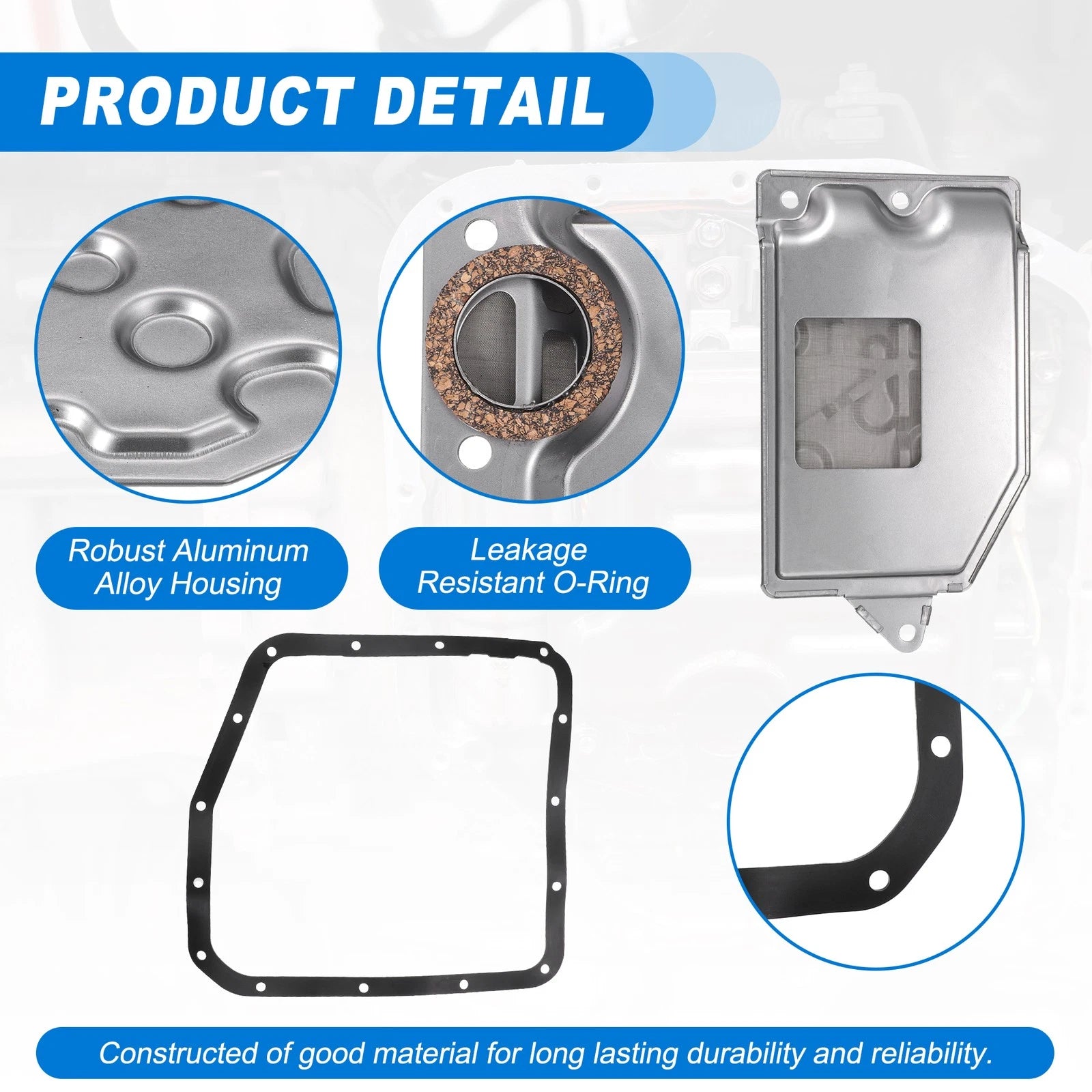 Transmission Filter Oil Pan Gasket for Toyota A130 A140 (No. 3533020010)