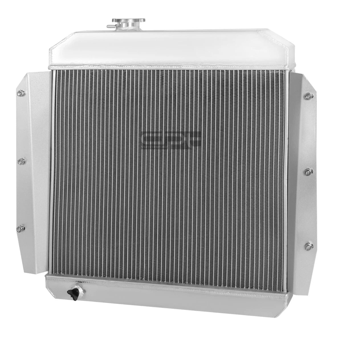 Three Row Aluminum Radiator + Fan Shroud for Chevy GMC 100/150 (1955–1959)
