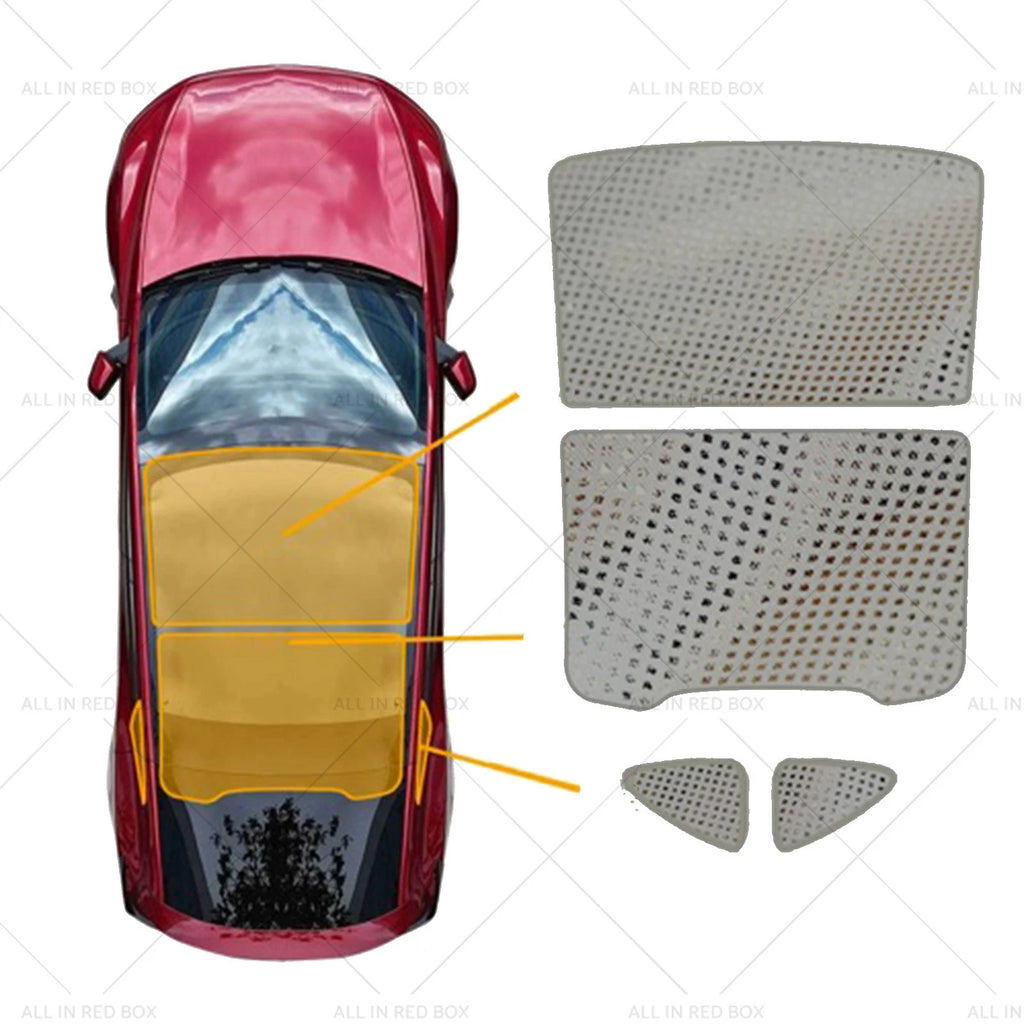 Sunroof Glass Roof Blind Shade Set for Tesla Model Y (2025-On)