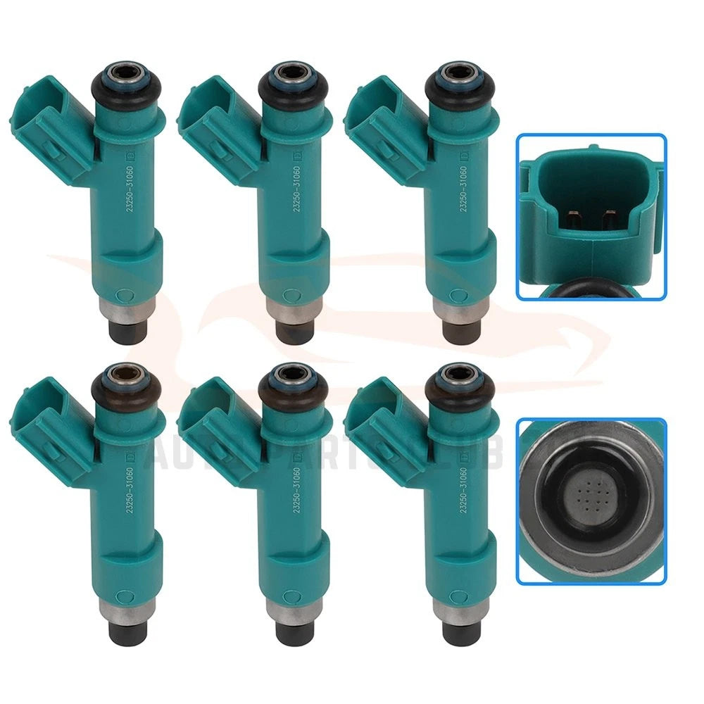 6Pcs Fuel Injectors for Toyota 4Runner Tacoma FJ Cruiser Tundra (2003–2021) 23250-31010