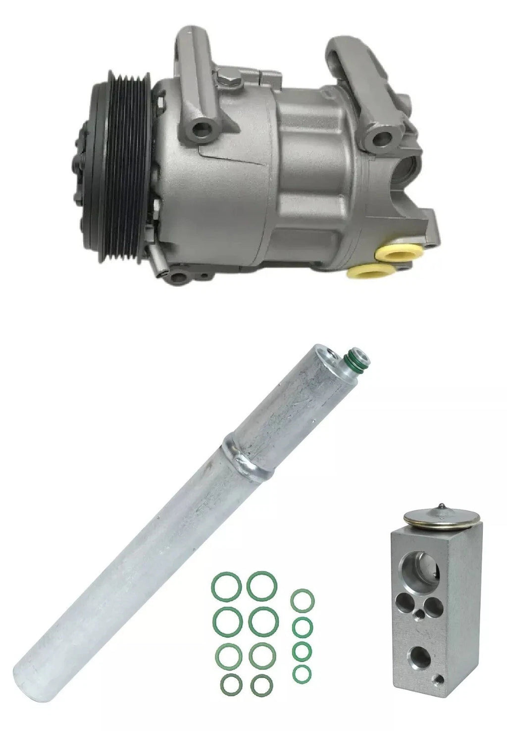 AC Compressor Kit OEM Replacement for Fiat 500L 1.4L Turbo (2015–2017)