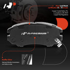 Set of 2 Front Brake Rotors and Pads for Hyundai Elantra