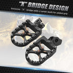 Billet 57mm Foot Pegs for Suzuki RMZ250 RMZ450 (2010–2024)