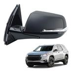 Side Mirror for Chevrolet Traverse (2018–2019) with Turn Signal, Left Driver, 7 Pins