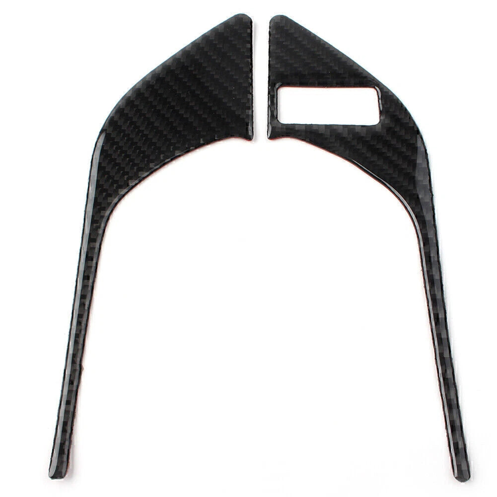 2 Pcs Carbon Fiber Inner Front Door Handle Trim for Subaru Forester (2013–2018)