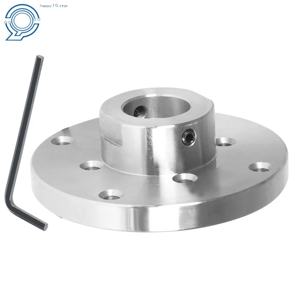 Set of 2 Steel Wood Lathe Face Plates for Various Lathes (1 Inch x 8tpi)