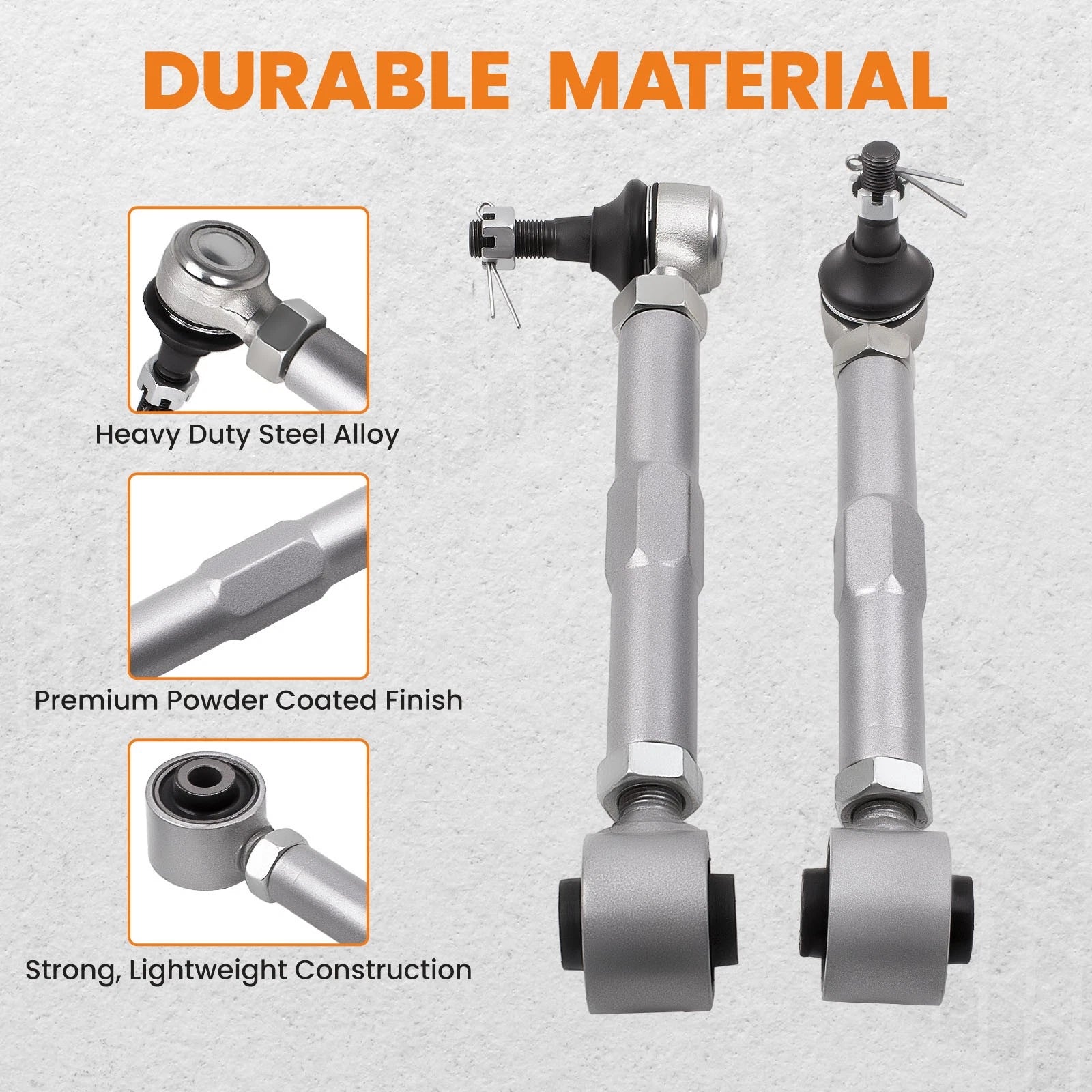 Set of Adjustable Rear Toe Control Arms for Lexus GS300 GS400 (1998–2005)