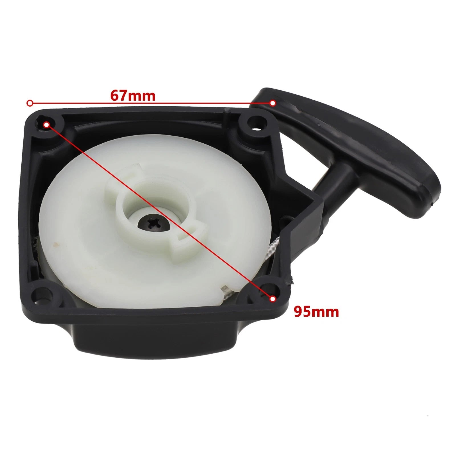 Replacement Recoil Starter for Grass String Trimmer (Universal Fit)