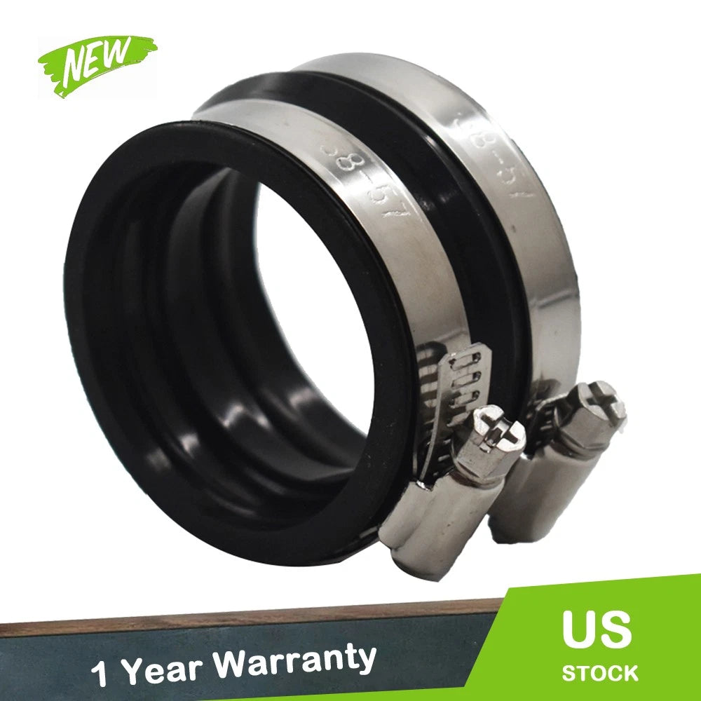 Rubber Carburetor Boot Flange W/Clamps for Can-Am Bombardier DS 650 (2000–2007)