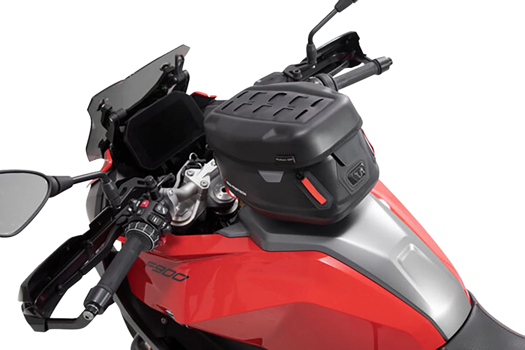 SW-MOTECH PRO Yukon Tank Bag for Motorcycle (Waterproof, Black)