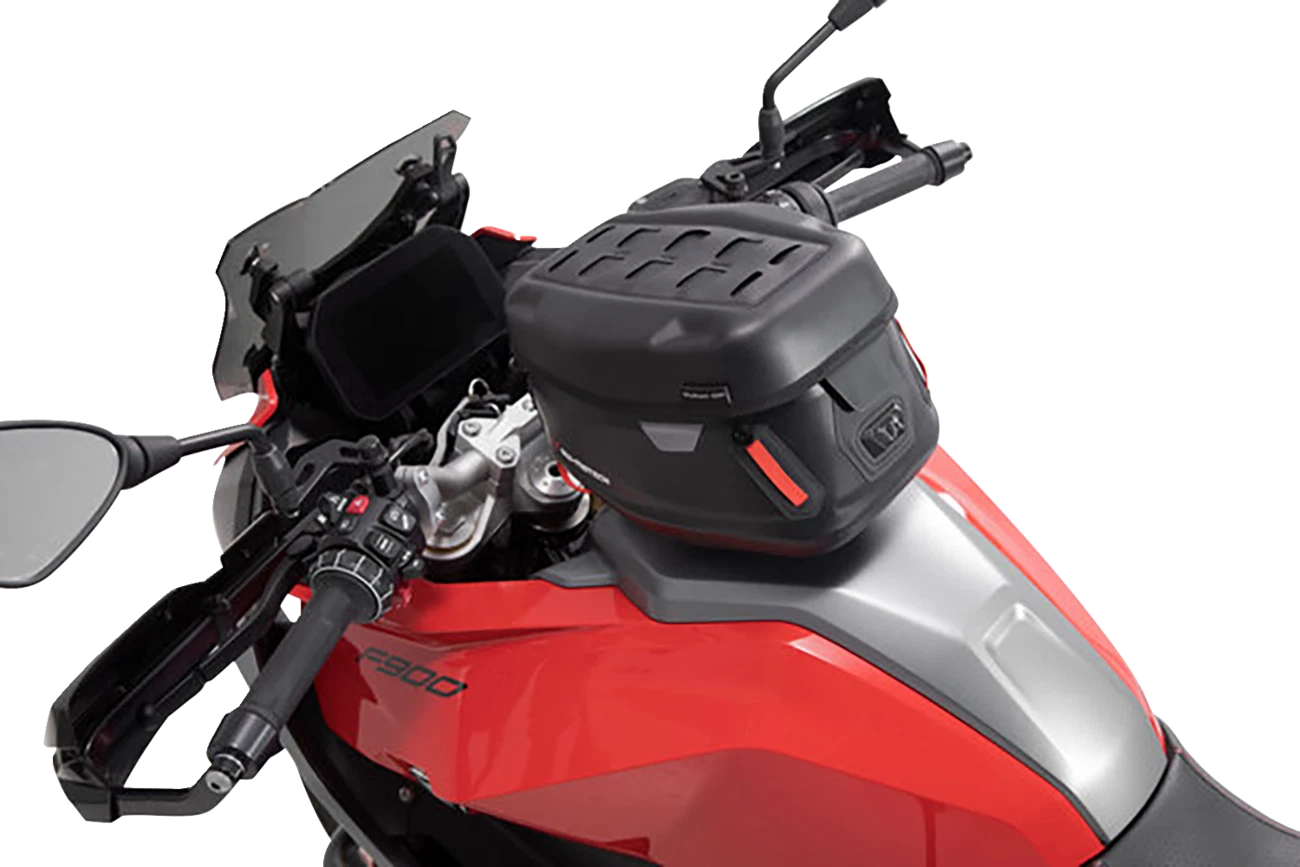 SW-MOTECH PRO Yukon Tank Bag for Motorcycle (Waterproof, Black)