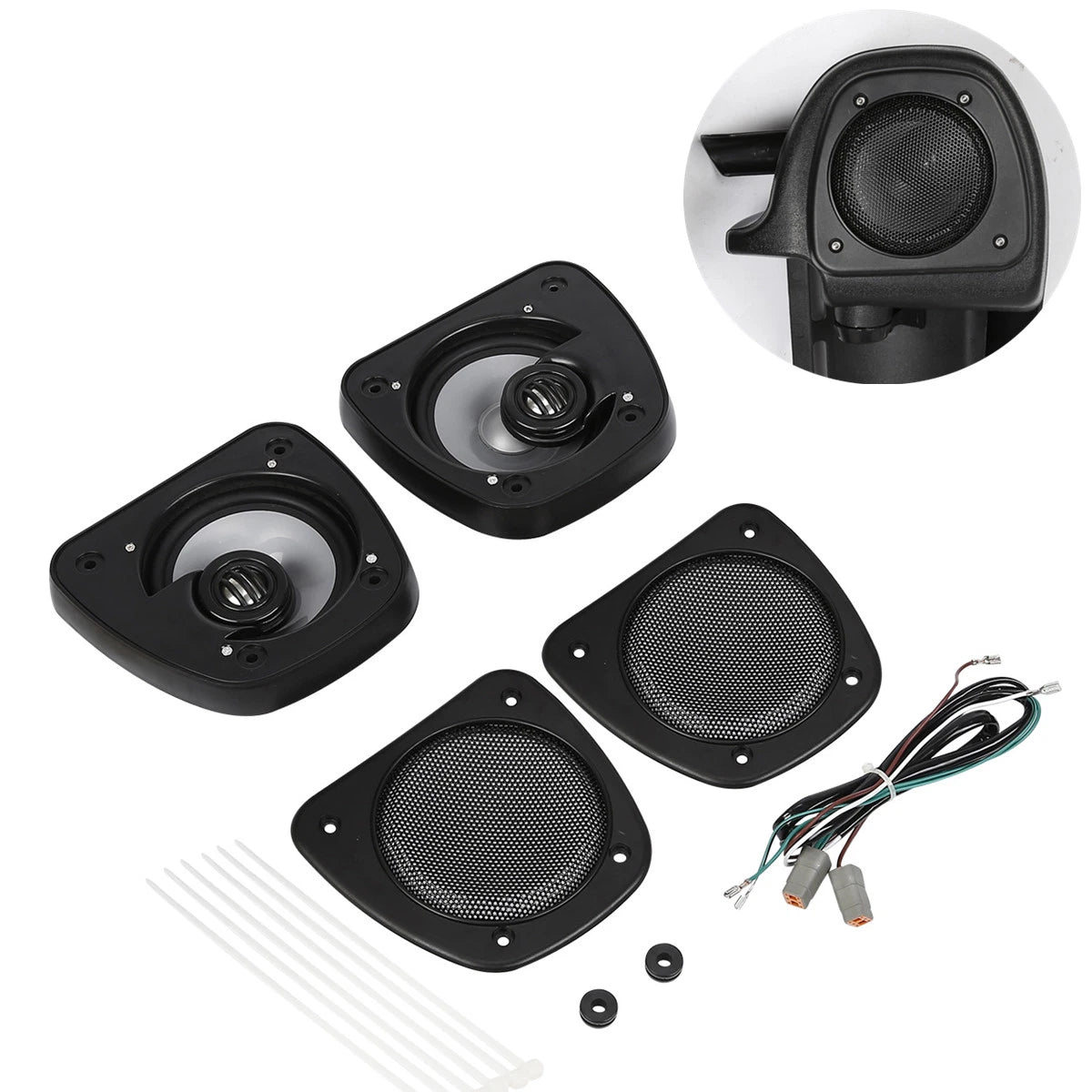 Audio Lower Fairing Speakers Kit for Harley Touring Electra Glide FLHT (2006–2013)