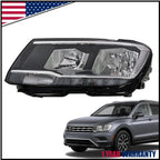 Left Driver Side Halogen Headlight for Volkswagen Tiguan (2018–2021) 5NL941005
