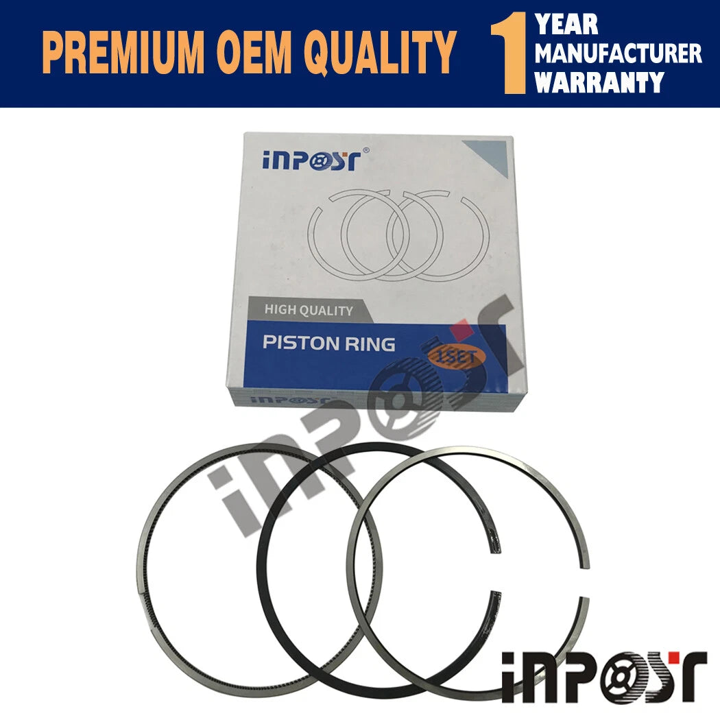 Set of 4 Pistons with Rings for Kubota Bobcat S650 T630 T650 S630 (1G774-2112, V3307)
