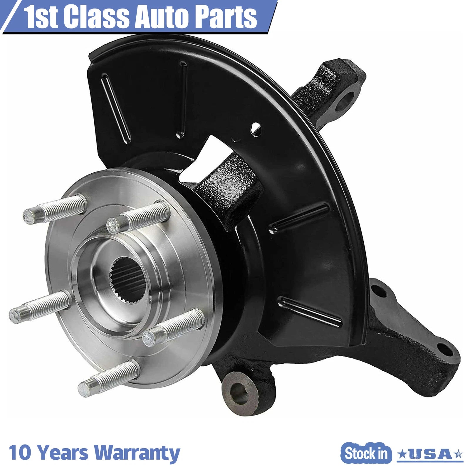 Right Front Wheel Bearing Hub Knuckle Assembly for Ford Escape Mazda Tribute (2005-2012)
