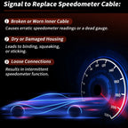 Speedometer Drive Cable No. 83710-35150 for Toyota Tacoma DLX (1995–1998)
