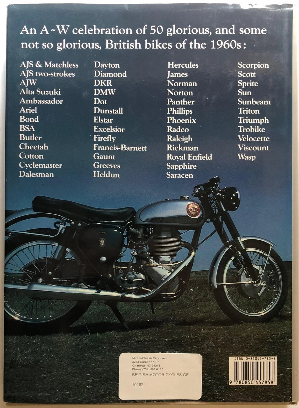 Illustrated Guide for 1960s British Motorcycles