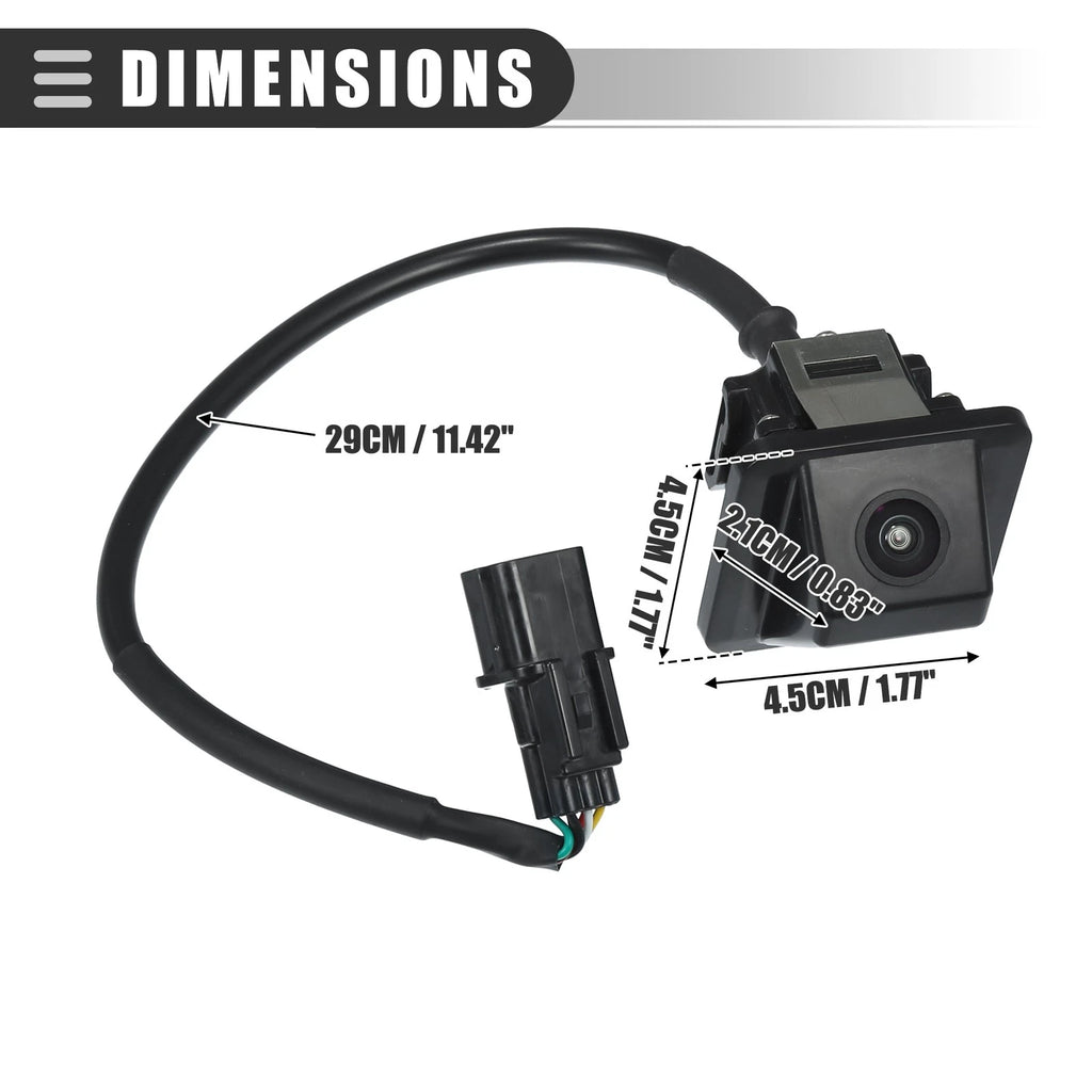 Rear View Backup Camera for Kia Optima (2014–2016) No. 957602T650