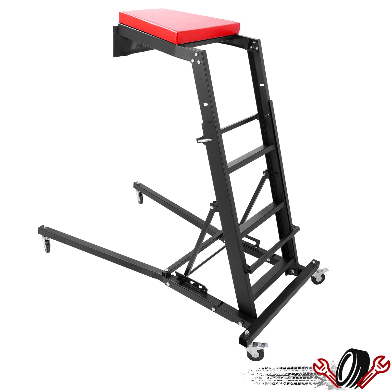 Foldable Automotive Topside Creeper for Adjustable Height (400 lbs)