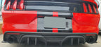 R-Spec V2 Rear Bumper Diffuser Cover Splitter for Ford Mustang (2015–2017)