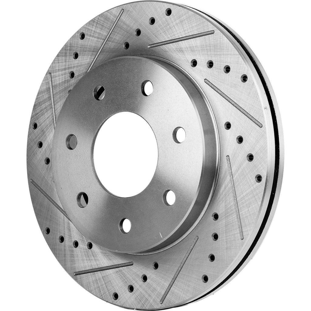 Brake Disc for Ford F-150 (2004–2008) Cross-drilled Slotted 7 Lug