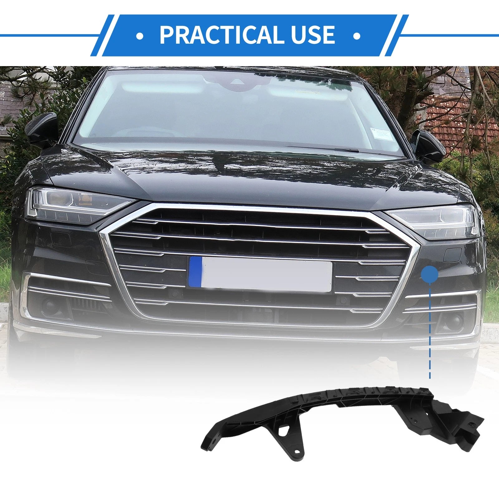 Front Left Bumper Retainer Bracket No. 71190TP6A01 for Honda Accord (2018–2023)