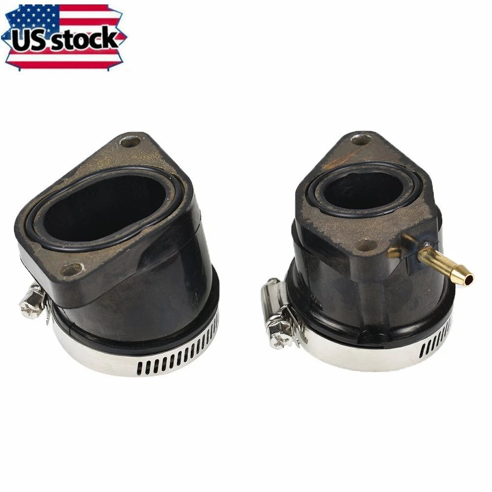 Set of 2 Carburetor Intake Manifold Boots for Yamaha Raptor 660 (2001–2005)