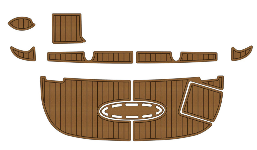 EVA Teak Flooring Mat for Sea Ray Sundancer 320 (2006)