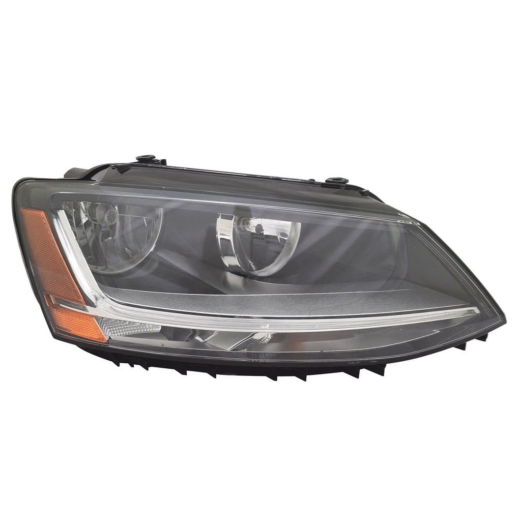Replacement Passenger Side Halogen Headlight Assembly w/o Directional Beam for