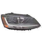 Replacement Passenger Side Halogen Headlight Assembly w/o Directional Beam for