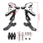 Custom Black Mirrors for Honda CBR 600RR, 900RR, Yamaha R6, Suzuki GSXR 600