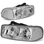 Clear Corner Headlight Lamps for GMC Sierra 1500 Yukon (1999–2007)