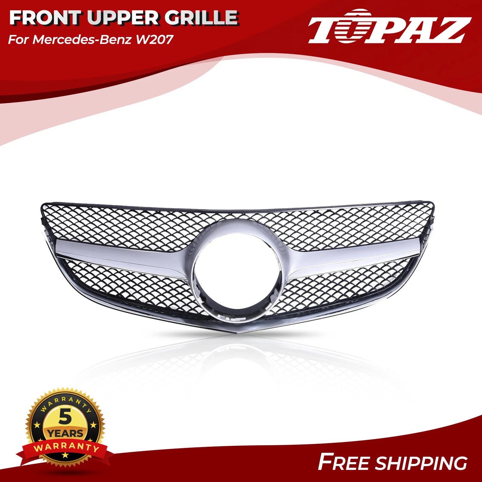 Front Hood Grille for Mercedes-Benz E-Class W207 (2009–2016)