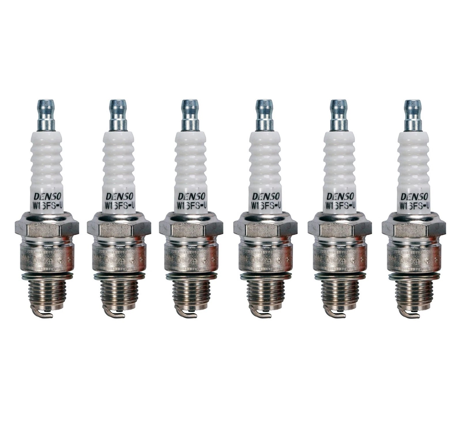Set of 6 U-Groove Spark Plugs Gap 0.027 for Chevy Corvair (1960–1969)