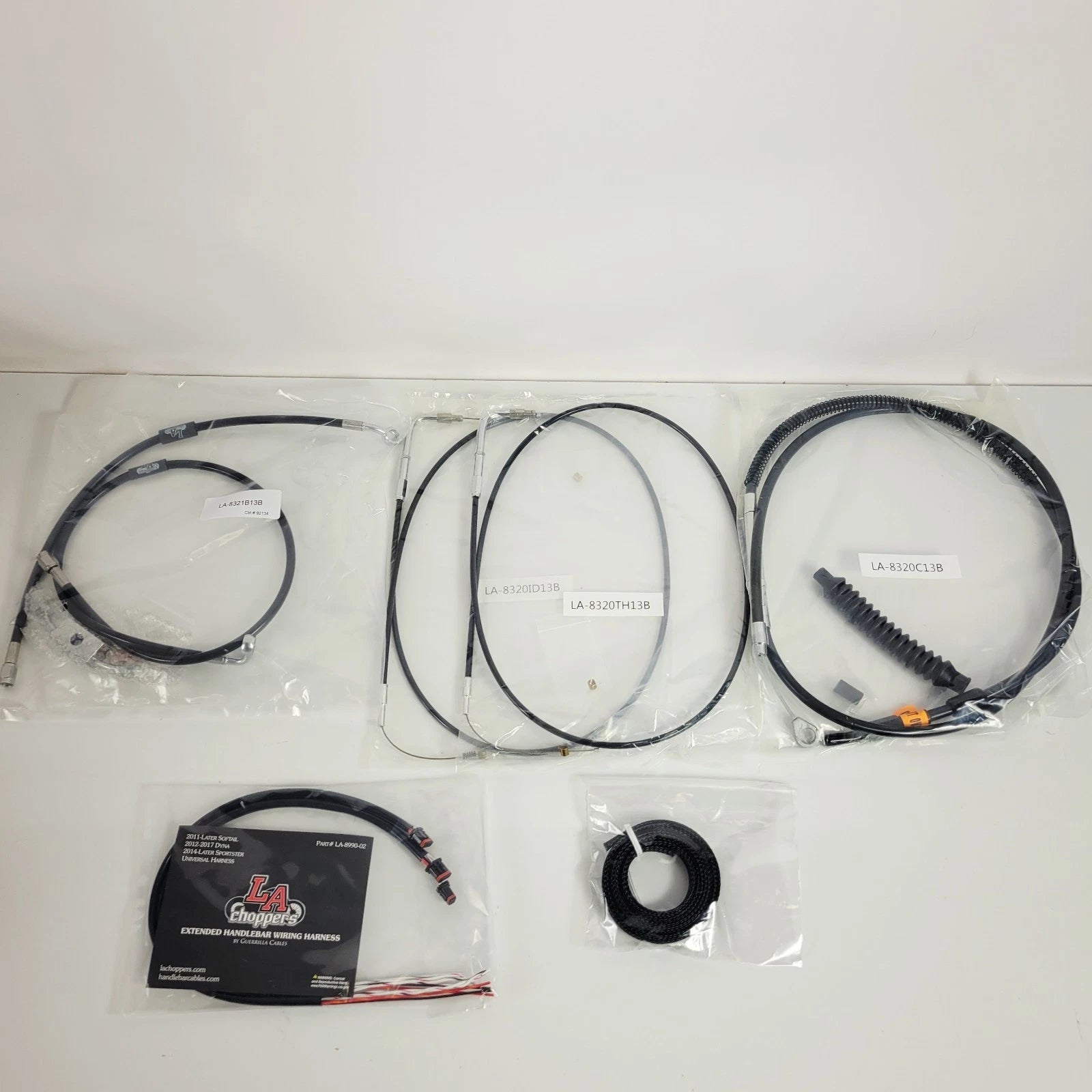 LA Choppers Cable/Brake Line Kit for Harley Davidson Sportster (2014–2017)