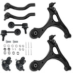 8pc Suspension Kit Control Arm Tie Rod Ends for Honda Civic 2006–2011