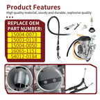Carburetor Carb w/ Throttle Cable for Kawasaki KLR650 (2008–2018)