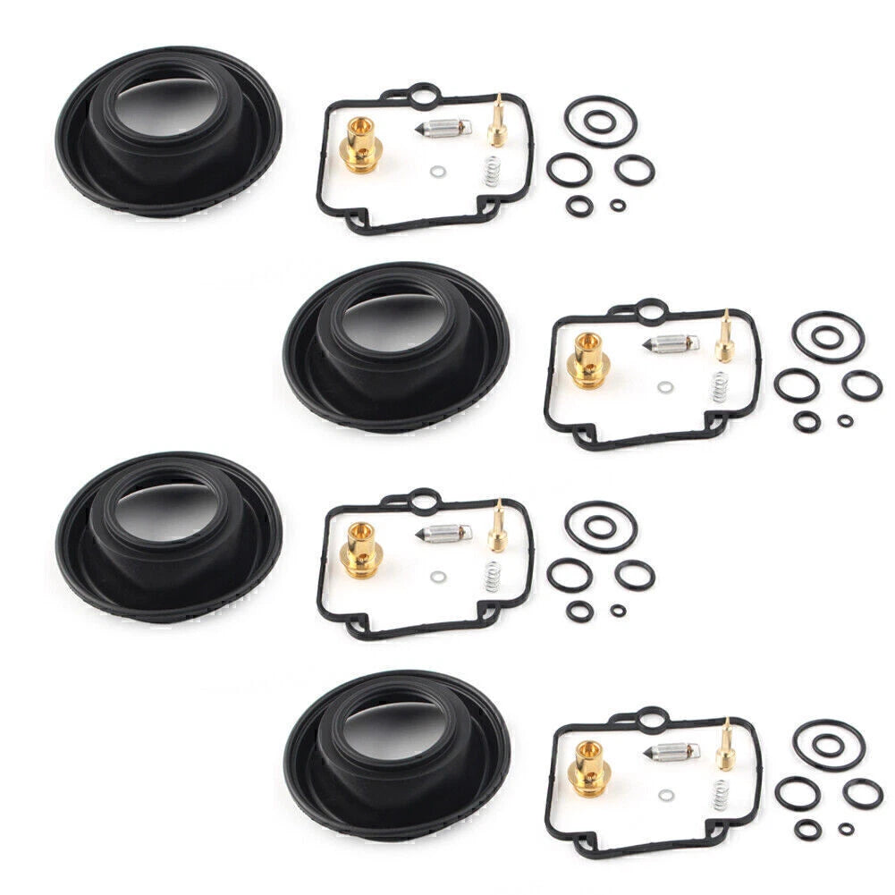 4X Carburetor Rebuild Kit Plunger Diaphragm for Suzuki GSF1200S (1997–2000)