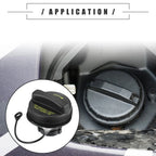 Fuel Tank Filler Cover for Ford Explorer, Ranger (No.XU5Z9030JA) Black