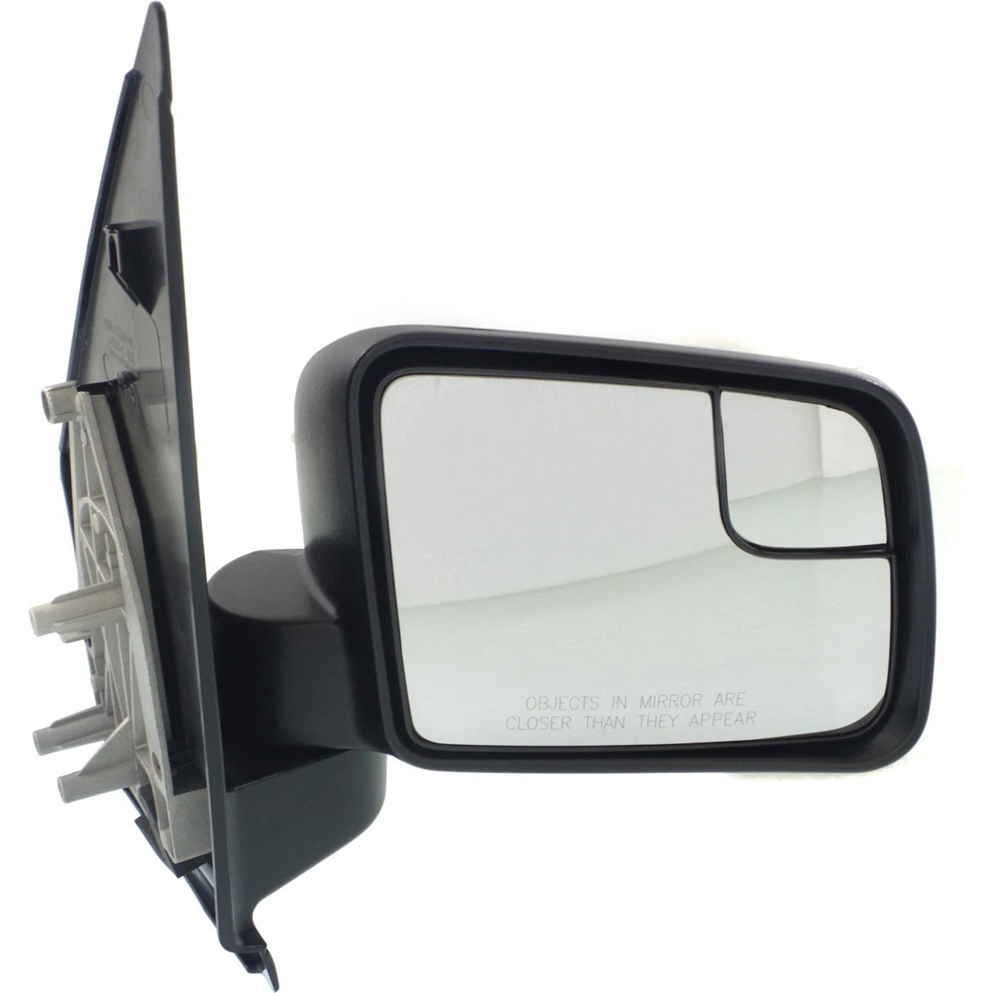 Set of 2 Manual Mirrors for Ford Transit Connect (2011–2013) Black
