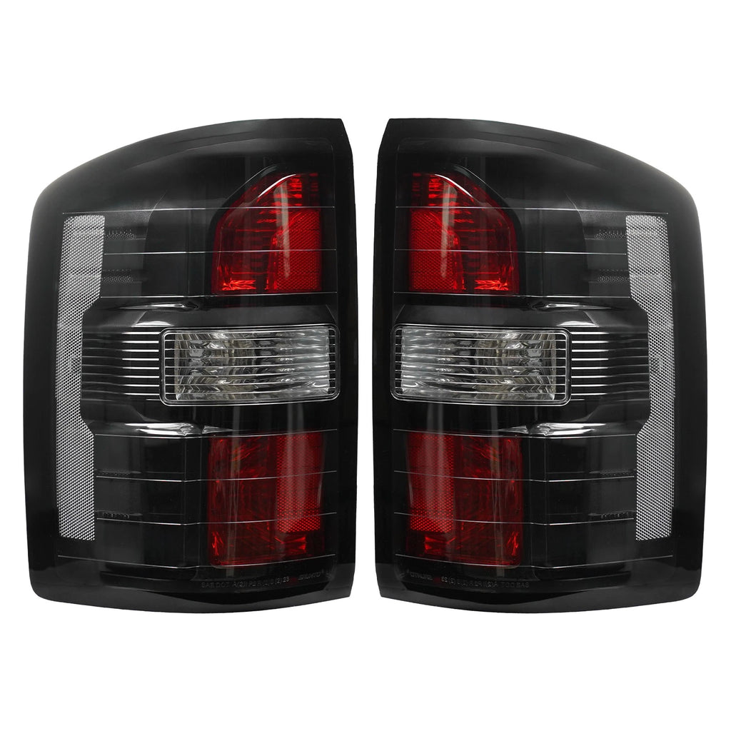 Halogen Upgrade Tail Light Set for GMC Sierra 1500 (2014–2018) w/o Bulb