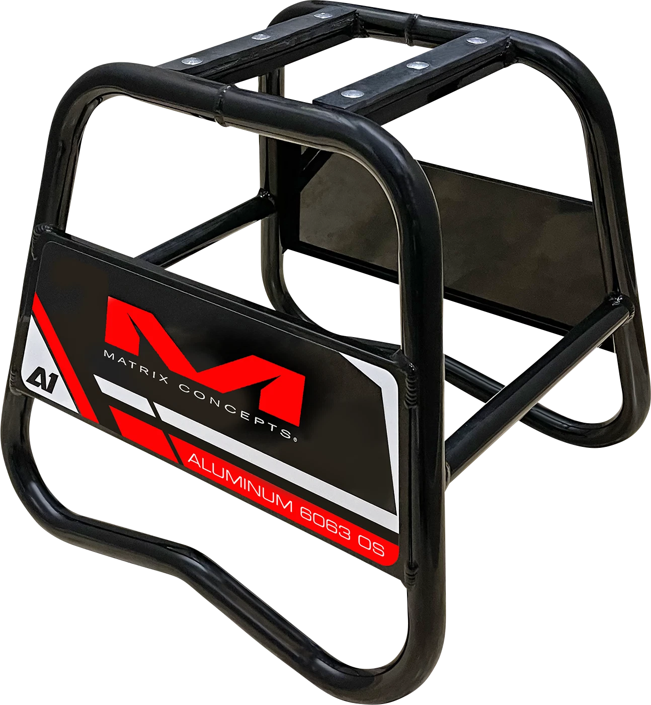 A1 Stand for Matrix Concepts LLC (Aluminum, Red)