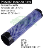 Set of 4 Air Filters for Donaldson Bobcat FPG05 (P822858, P821575)