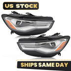 HID Headlights for Audi A6 S6 (2016–2018) w/Auto Leveling, Left+Right Pair